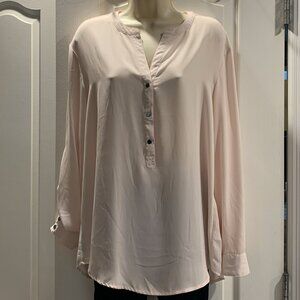 Adrianna Pappell Light Pink Tunic Style Blouse